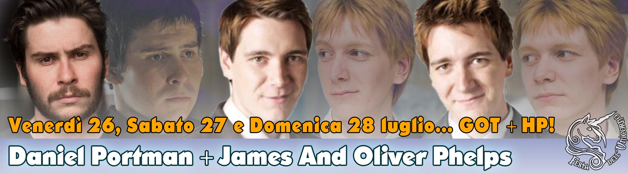 James and Oliver Phelps @ Festa dell'Unicorno